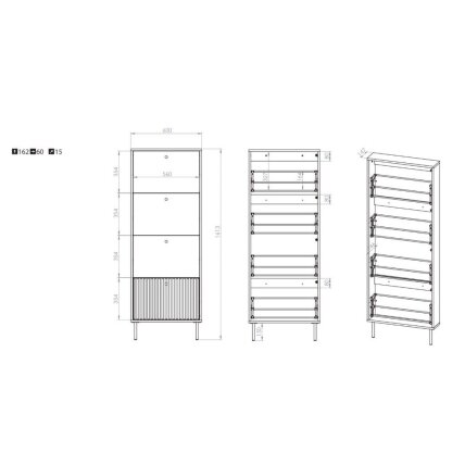 Batų dėžė "SOFIJA" 6