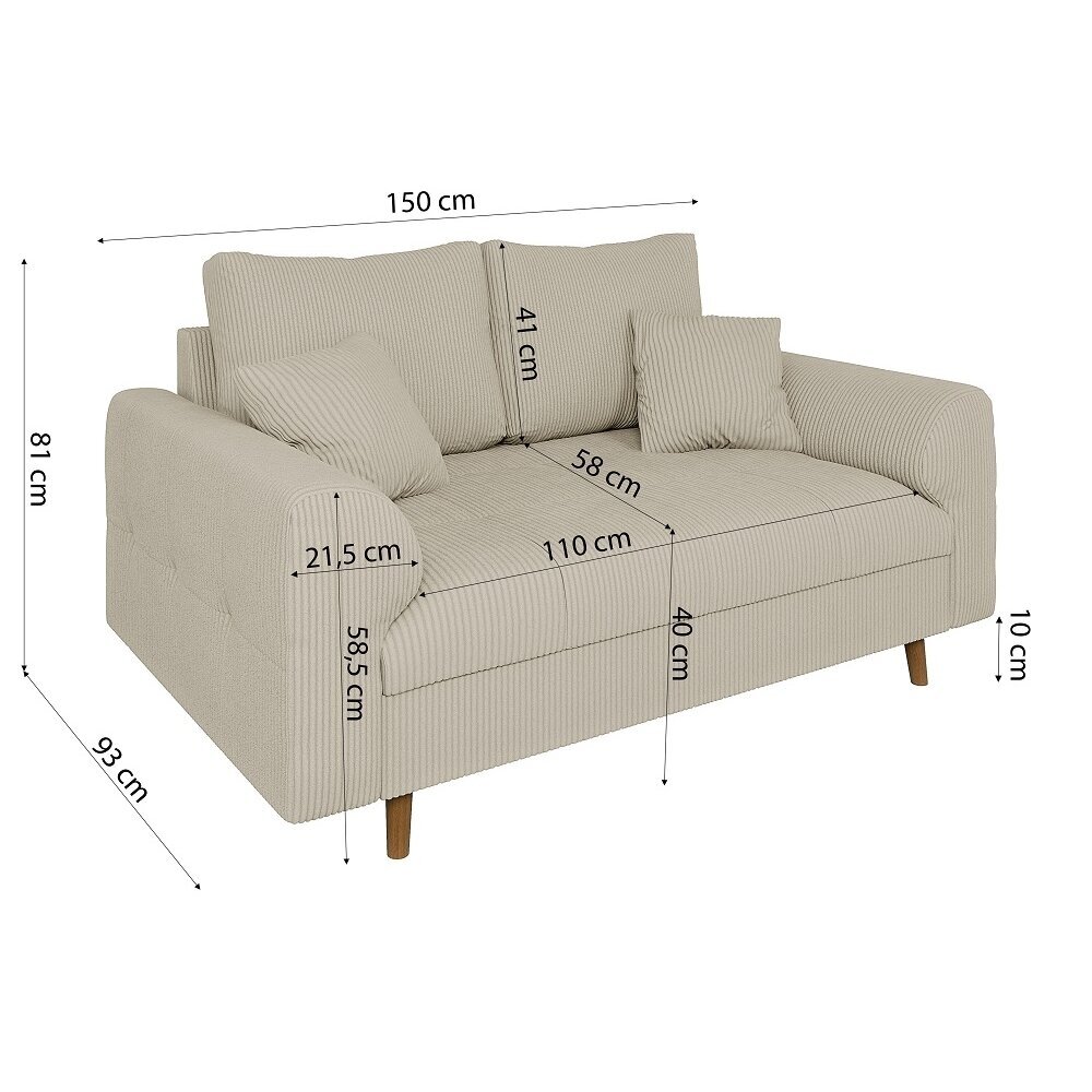 Dvivietė sofa "ARIELLA" 2