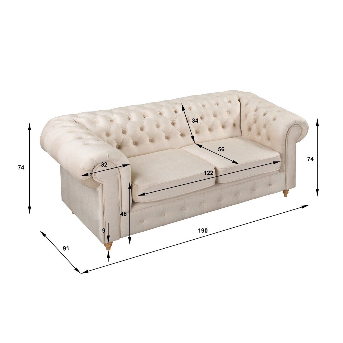 Dvivietė sofa-lova "LAURA"  2
