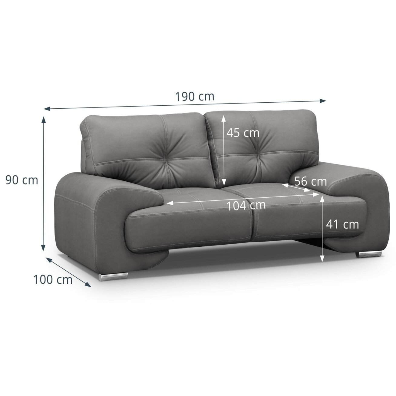 Dvivietė sofa "OMEGA LUX NEW" 3