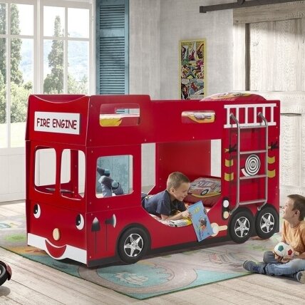 Dviaukštė lova "FIRE TRUCK" 1