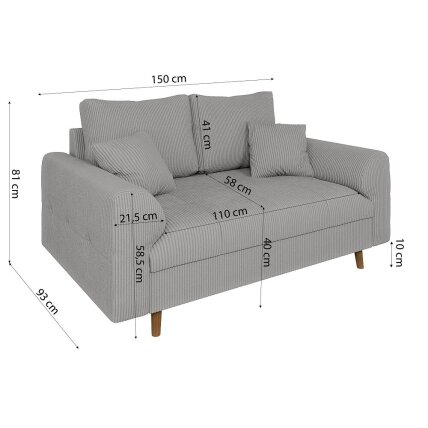 Dvivietė sofa "ARIELLA" 2