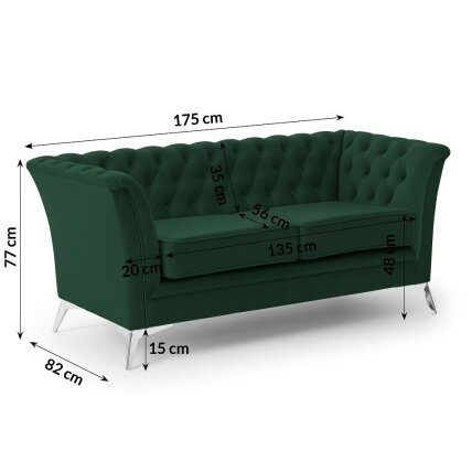 Dvivietė sofa "DERBY BIS" 3