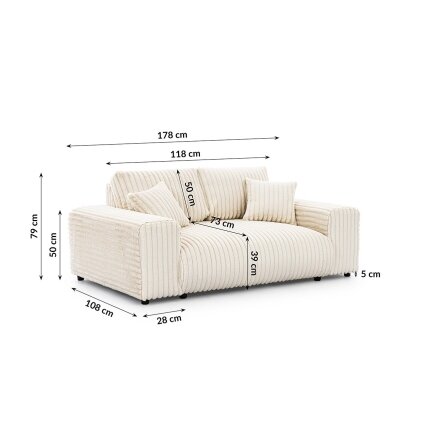 Dvivietė sofa "JUSTIN" 4
