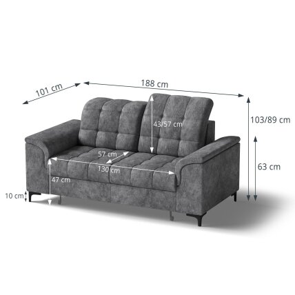 Dvivietė sofa "SNAP"  2
