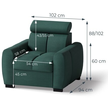 Fotelis "GOMEZ" 2
