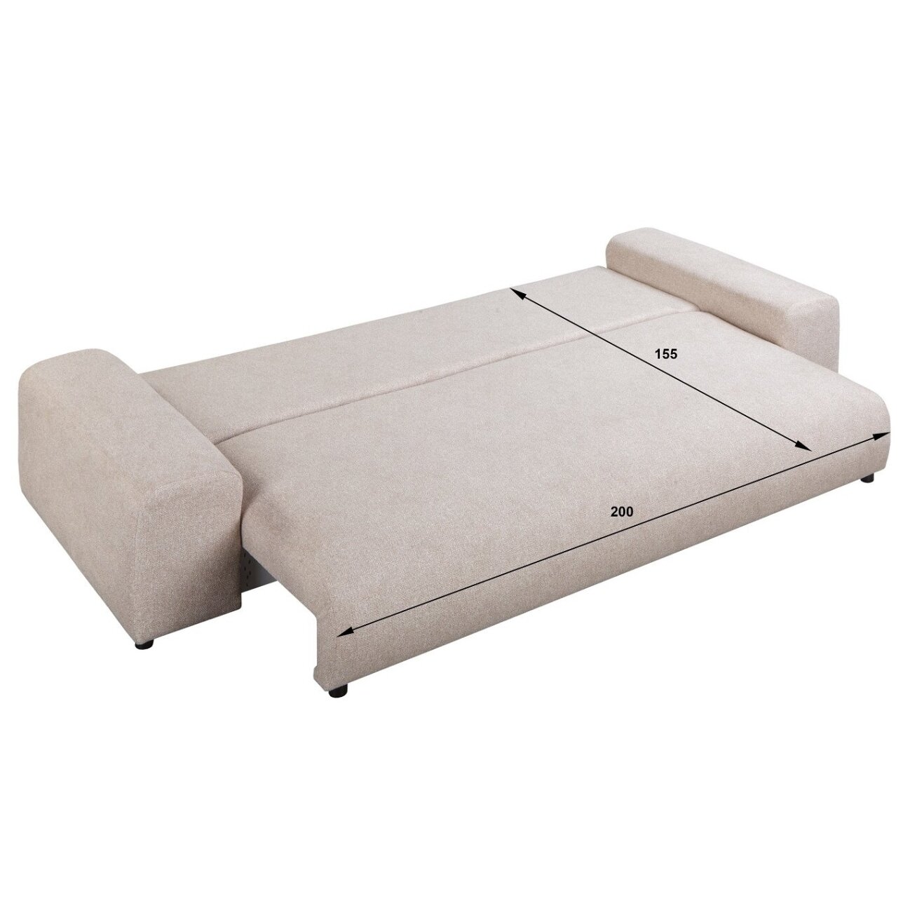 Keturvietė sofa lova "JUSTIN" 12