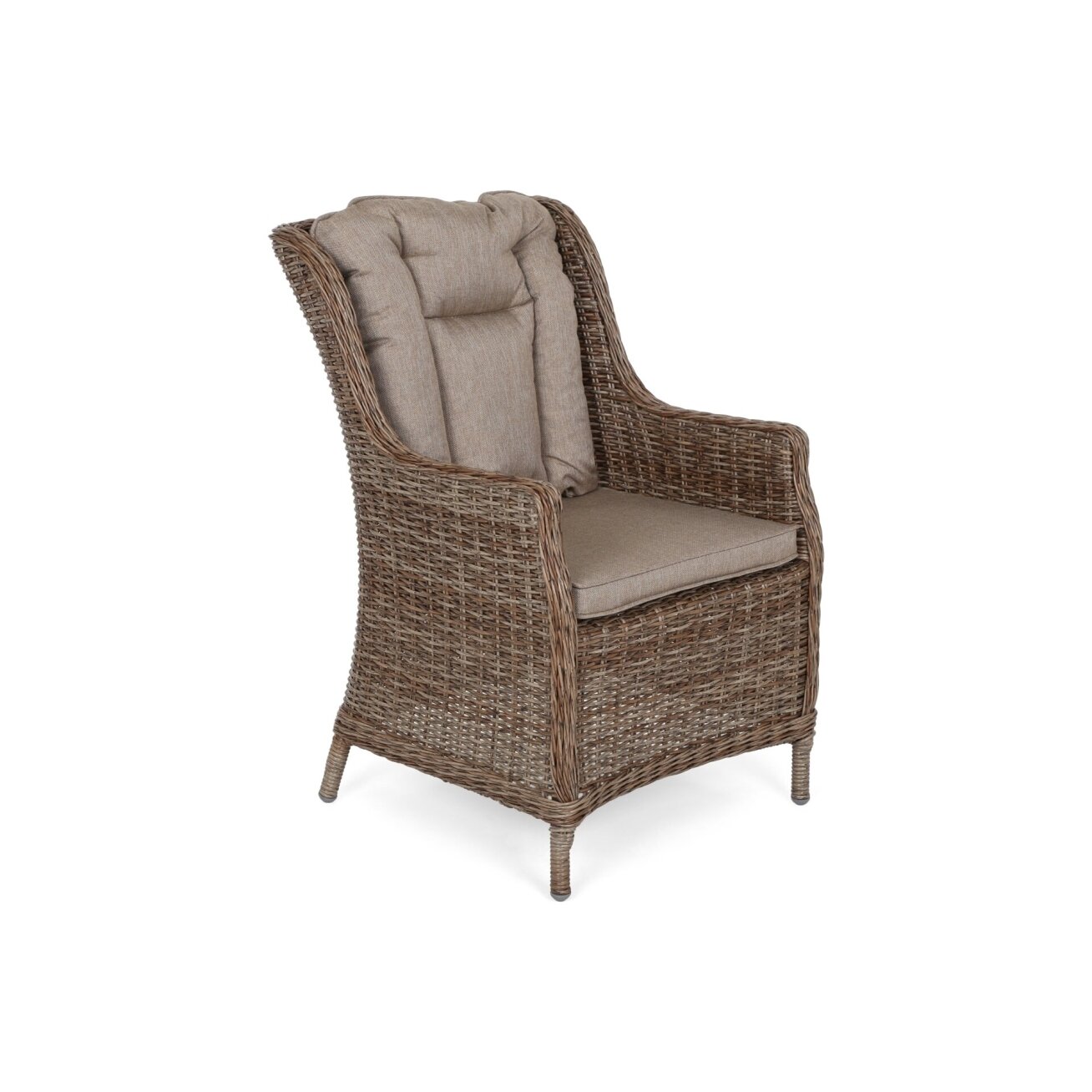 Lauko baldų komplektas BRISTOL ROUND GINGER / BROWN 8+1 2 Lauko baldų komplektas BRISTOL ROUND GINGER / BROWN 8+1 2