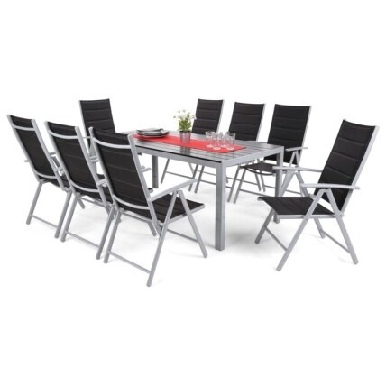 Lauko baldų komplektas 8+1