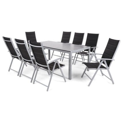 Lauko baldų komplektas 8+1 1 Lauko baldų komplektas 8+1 1