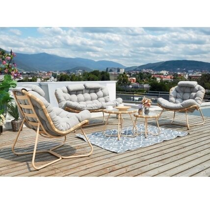 Lauko baldų komplektas PALERMO BEIGE 1 Lauko baldų komplektas PALERMO BEIGE 1