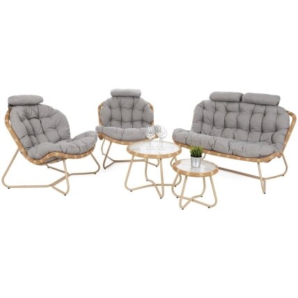 Lauko baldų komplektas PALERMO BEIGE Lauko baldų komplektas PALERMO BEIGE