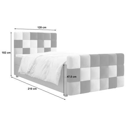 Lova "MONA" PLIUS 120x200 su Bonell 8 Lova "MONA" PLIUS 120x200 su Bonell 8