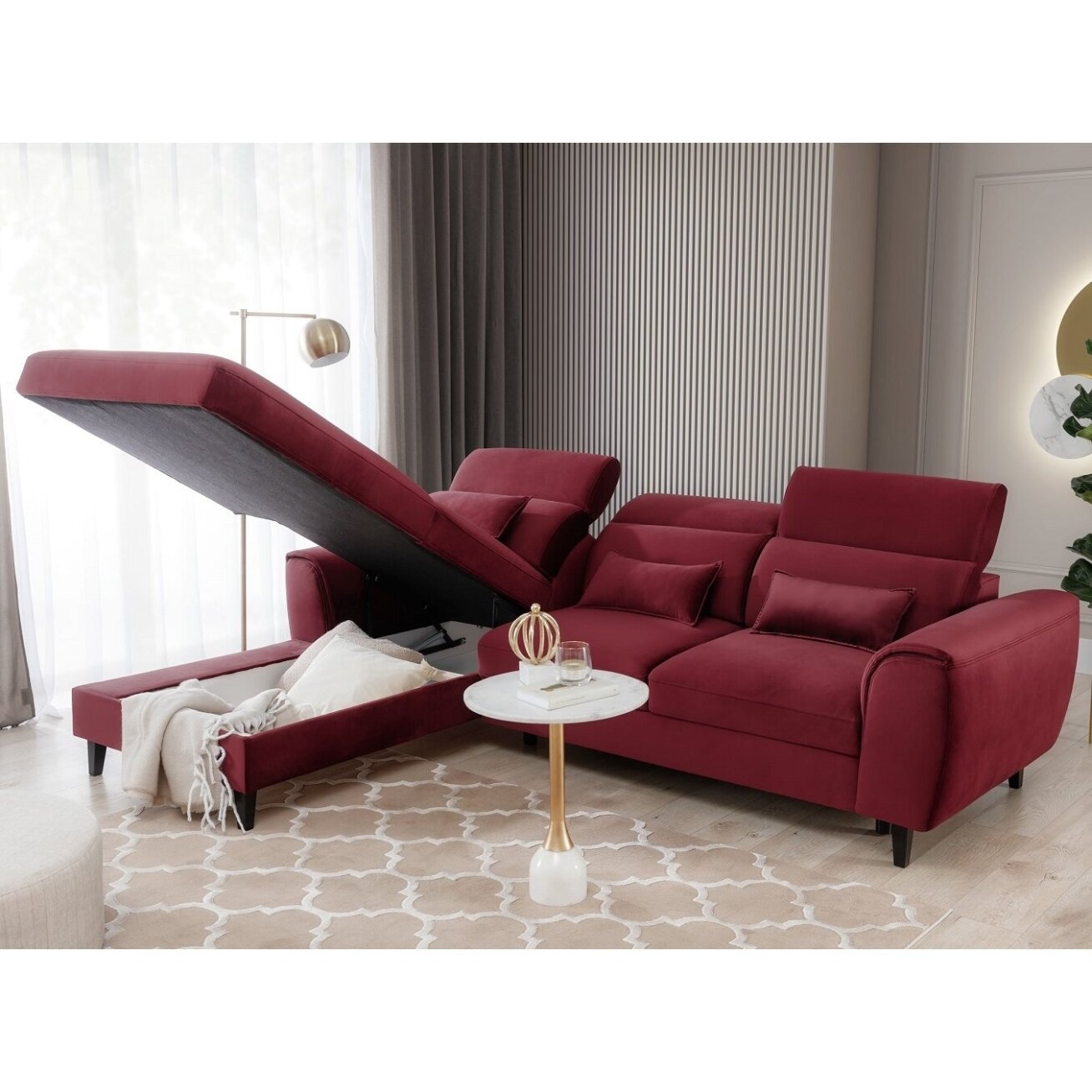 Minkštas kampas "FOBLE" (267/196) 2