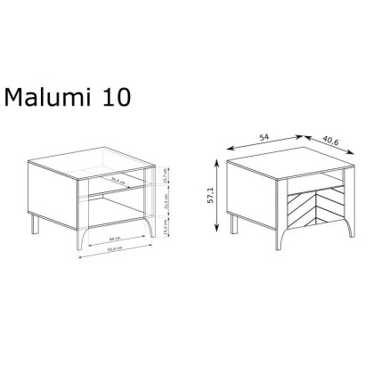 Naktinis staliukas "MALUMI" 2