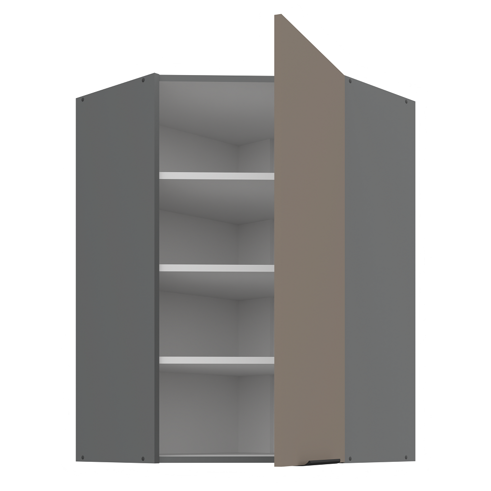 Pakabinama kampinė spintelė (60x60/90) - 45° 1