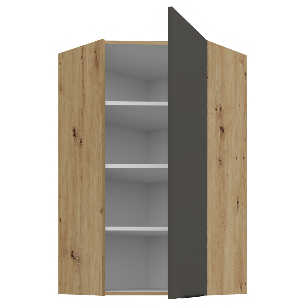 Pakabinama kampinė spintelė (60x60/108) - 45° 1