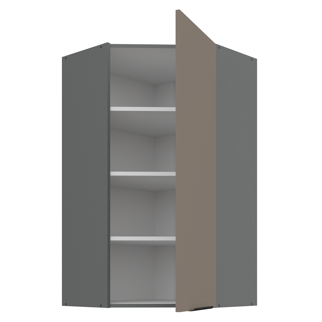 Pakabinama kampinė spintelė (60x60/108) - 45° 1