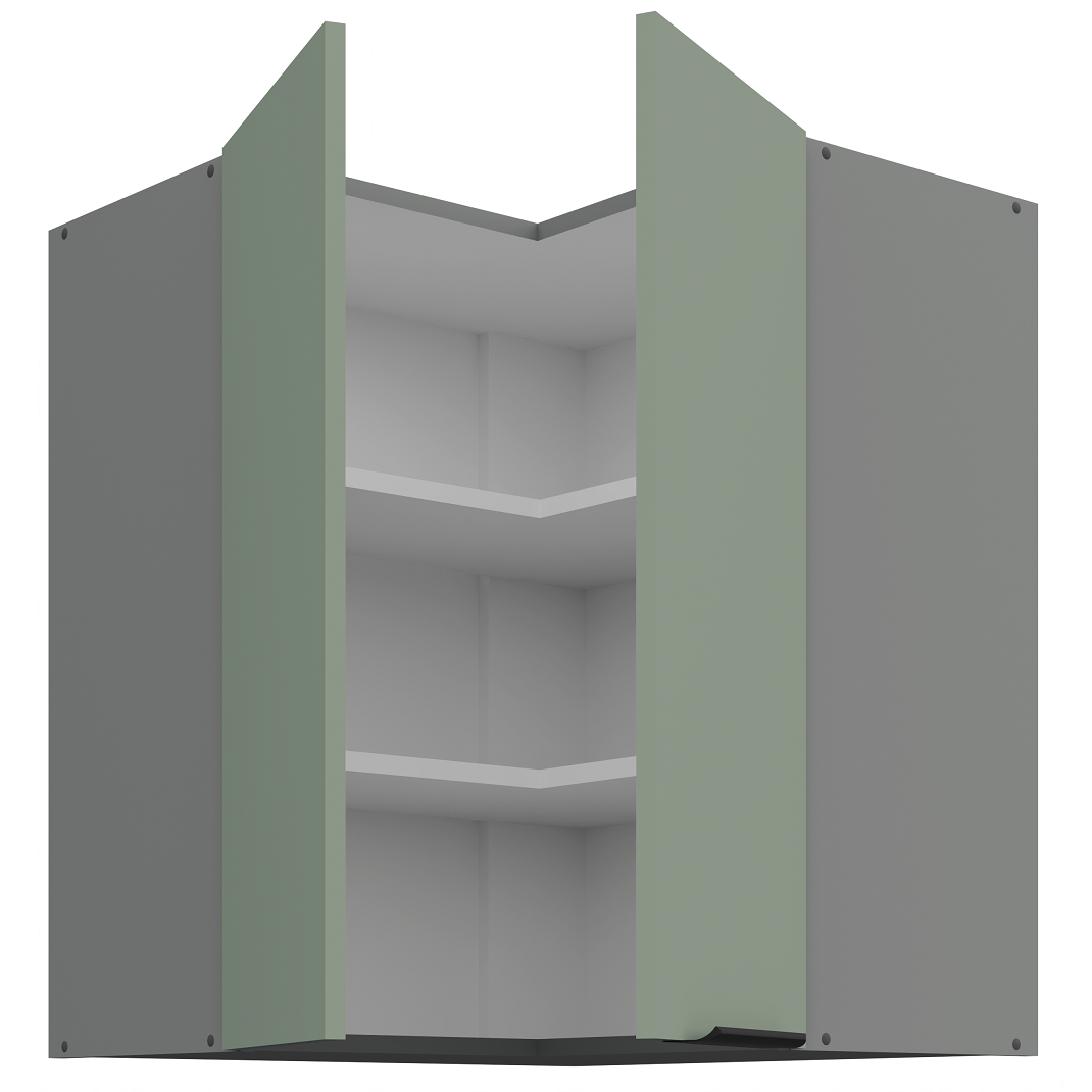 Pakabinama kampinė spintelė (60x60/72) - 90° 1