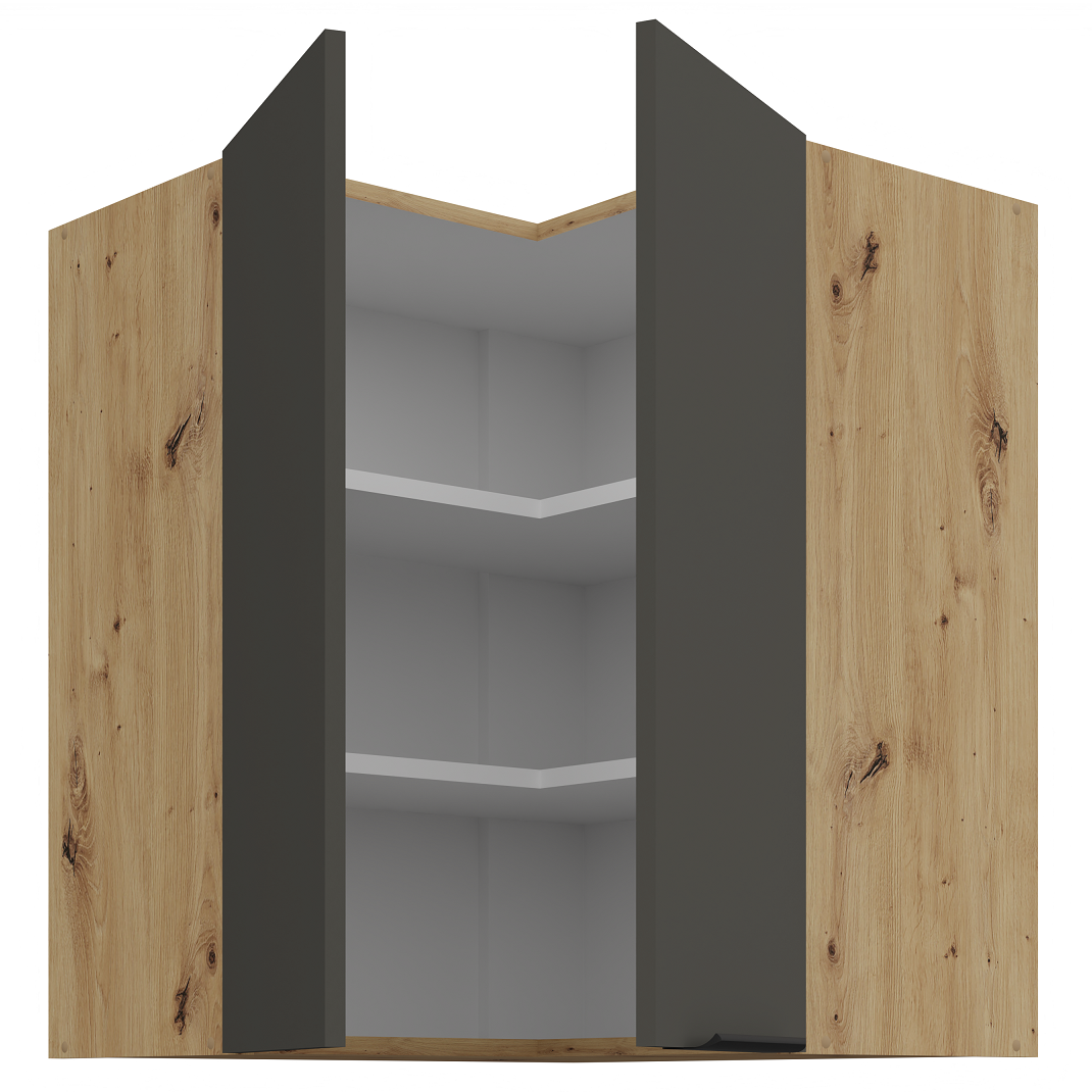 Pakabinama kampinė spintelė (60x60/72) - 90° 1