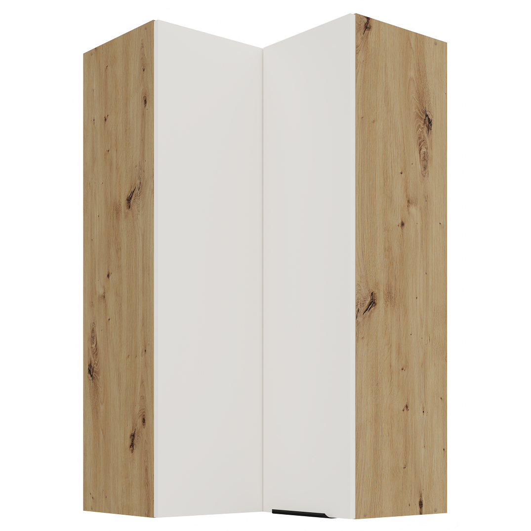 Pakabinama kampinė spintelė (60x60/108) - 90°