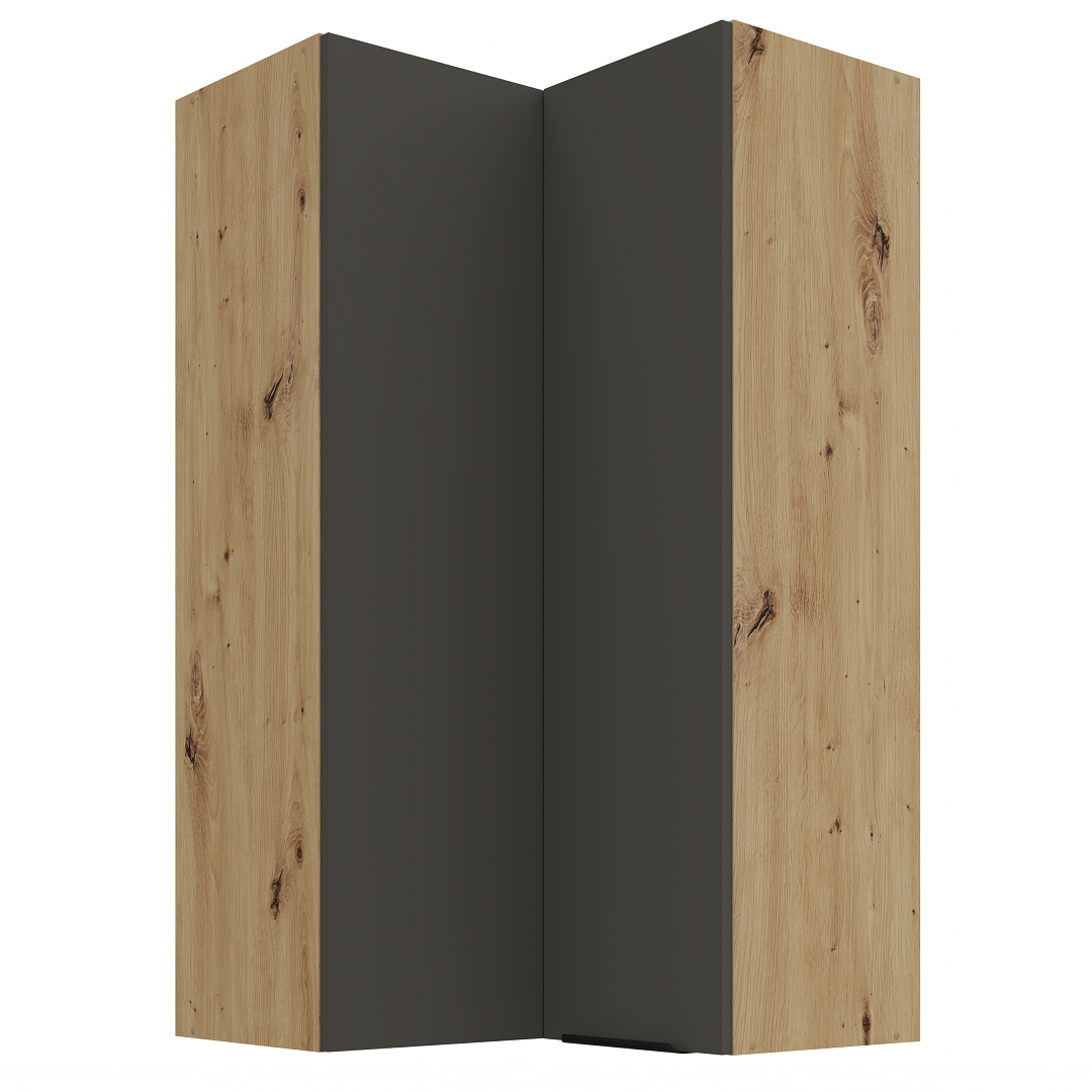 Pakabinama kampinė spintelė (60x60/108) - 90°
