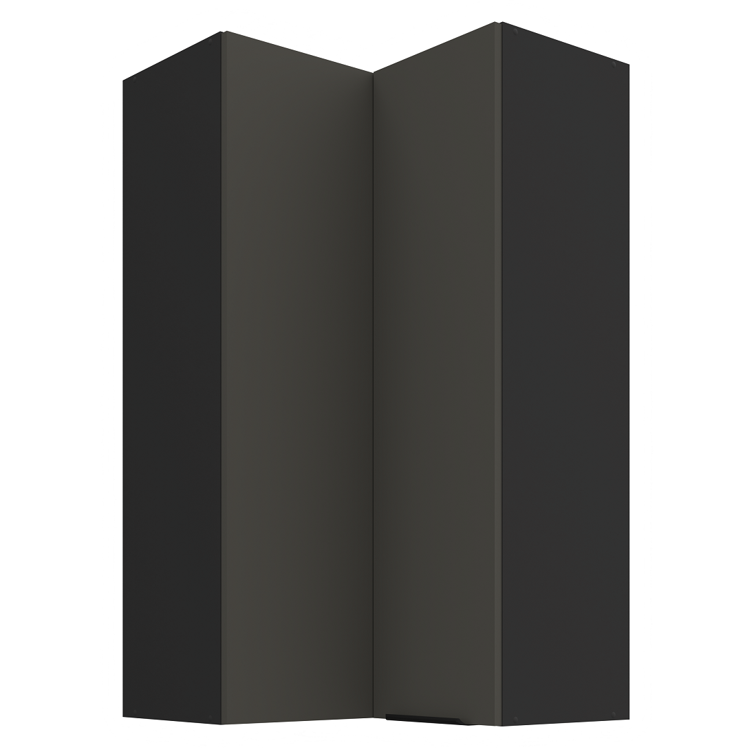 Pakabinama kampinė spintelė (60x60/108) - 90°