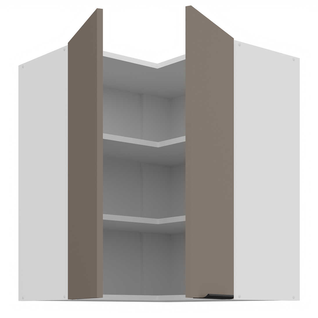 Pakabinama kampinė spintelė (60x60/72) - 90° 1
