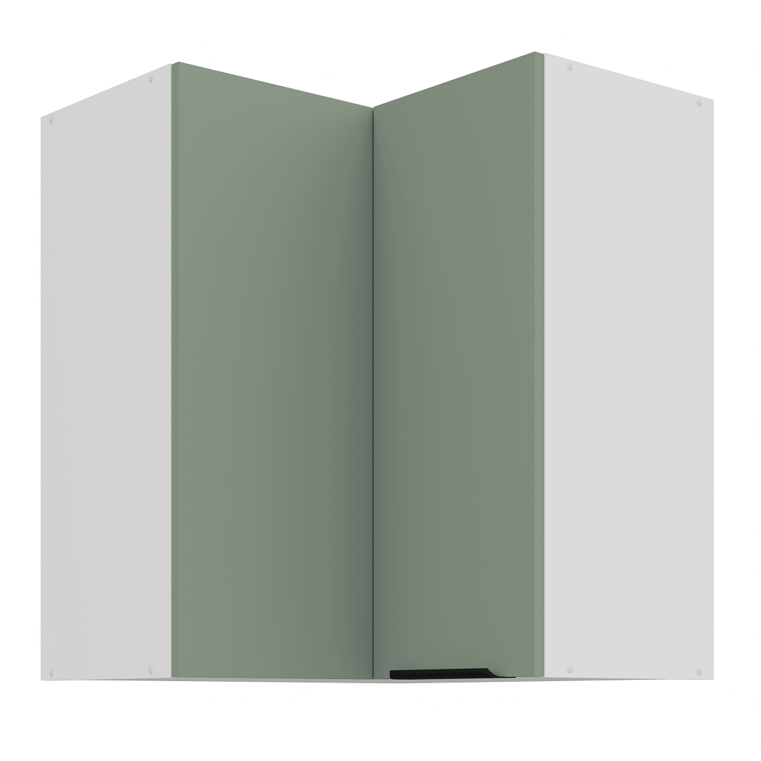 Pakabinama kampinė spintelė (60x60/72) - 90°