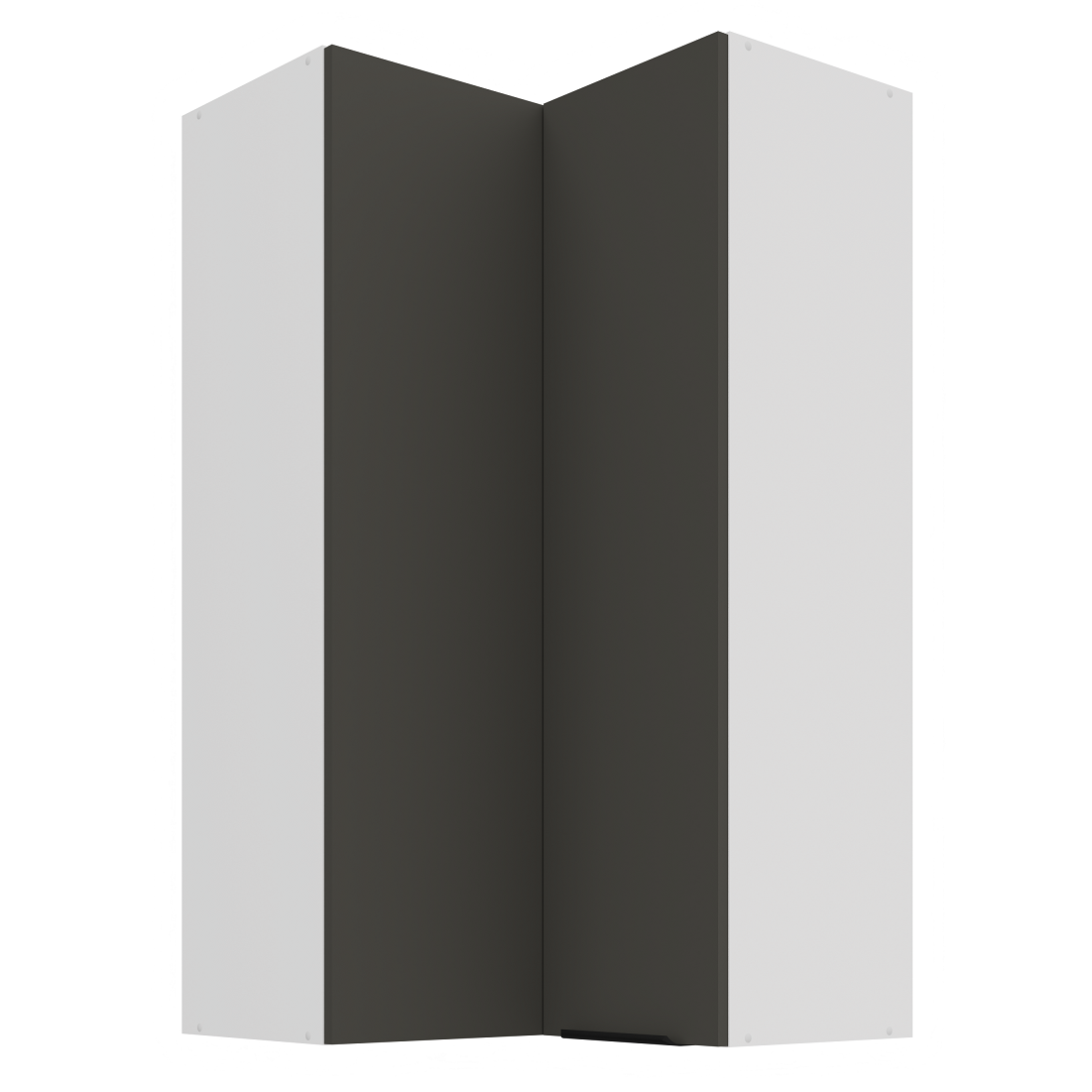 Pakabinama kampinė spintelė (60x60/108) - 90°