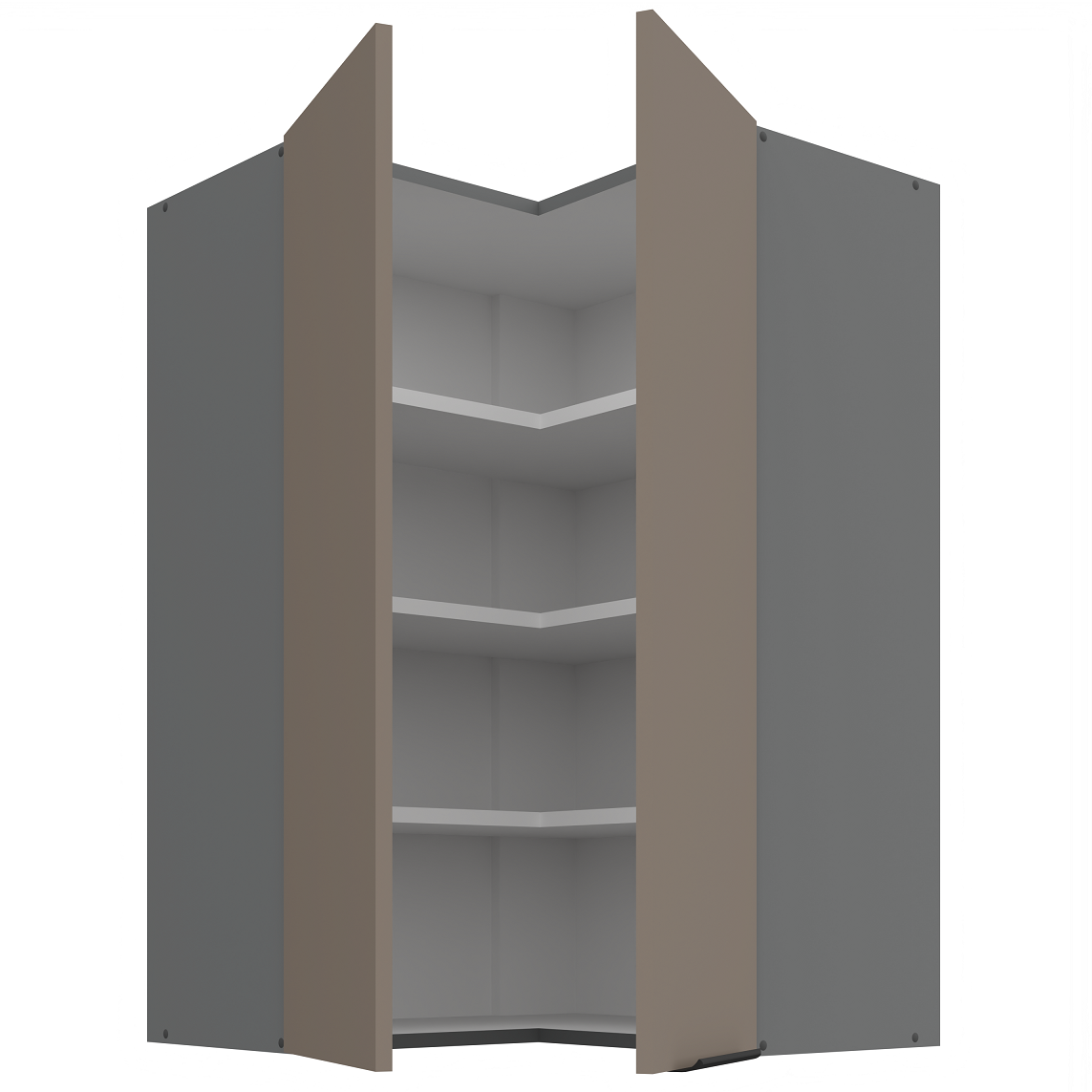 Pakabinama kampinė spintelė (60x60/90) - 90° 1