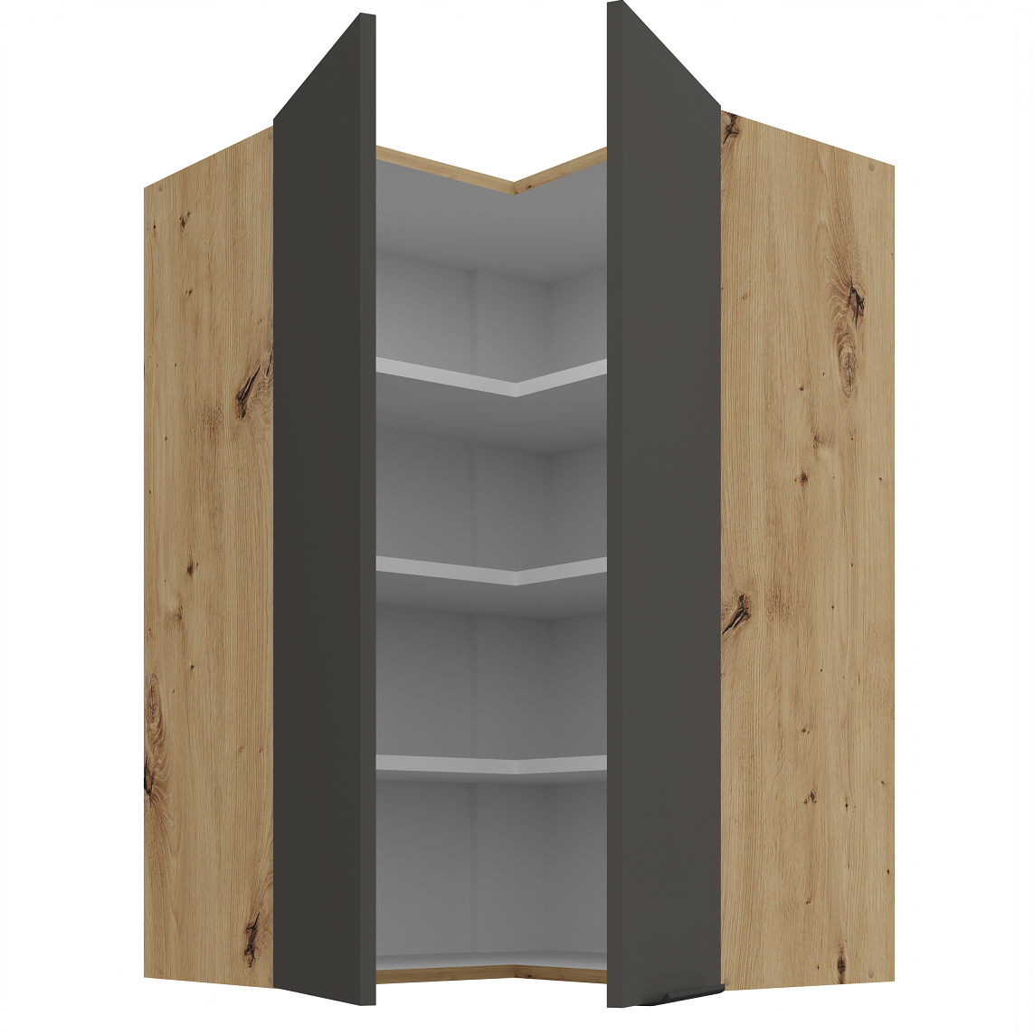 Pakabinama kampinė spintelė (60x60/90) - 90° 1