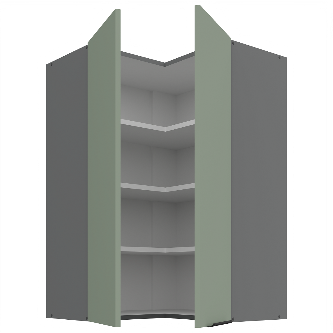 Pakabinama kampinė spintelė (60x60/90) - 90° 1