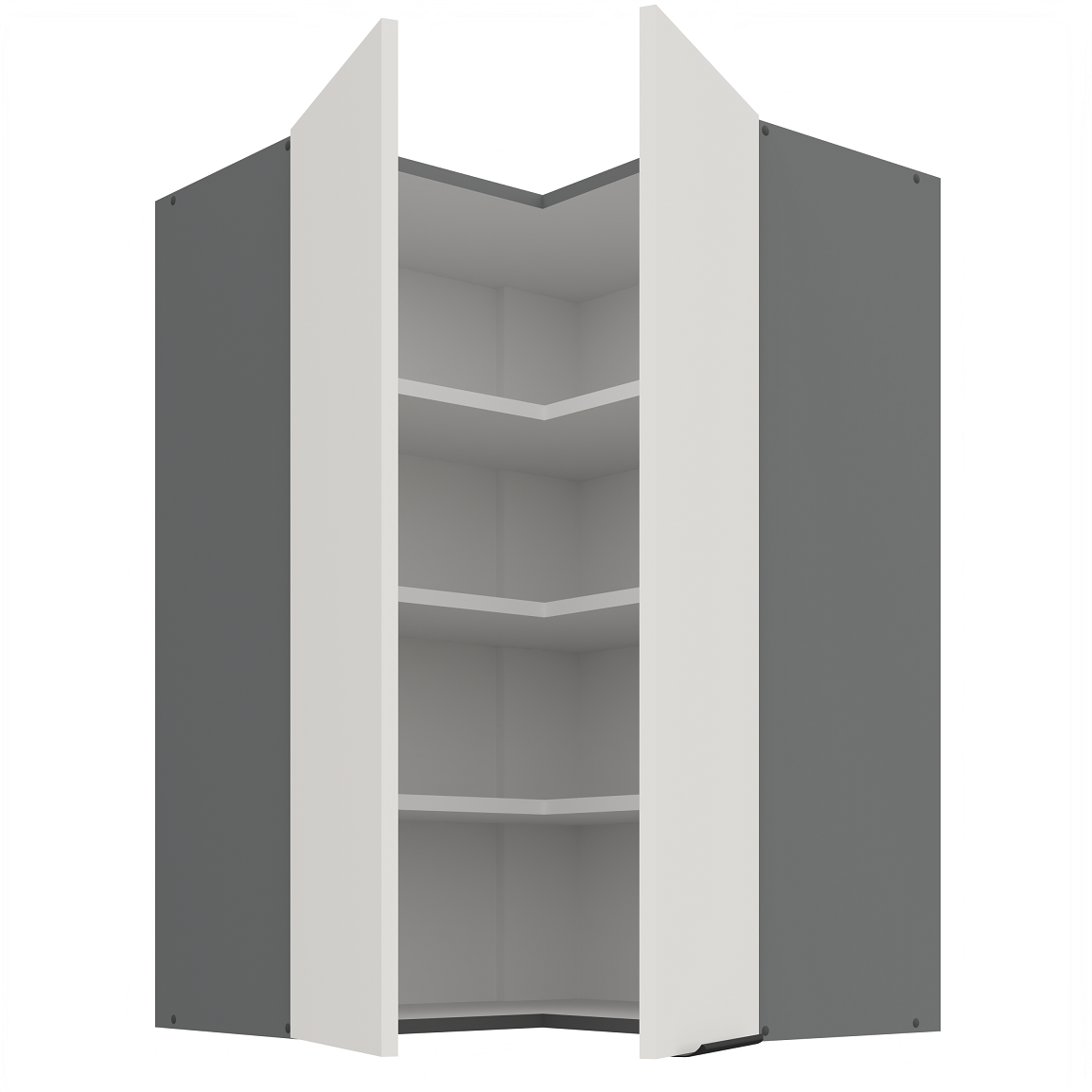 Pakabinama kampinė spintelė (60x60/90) - 90° 1