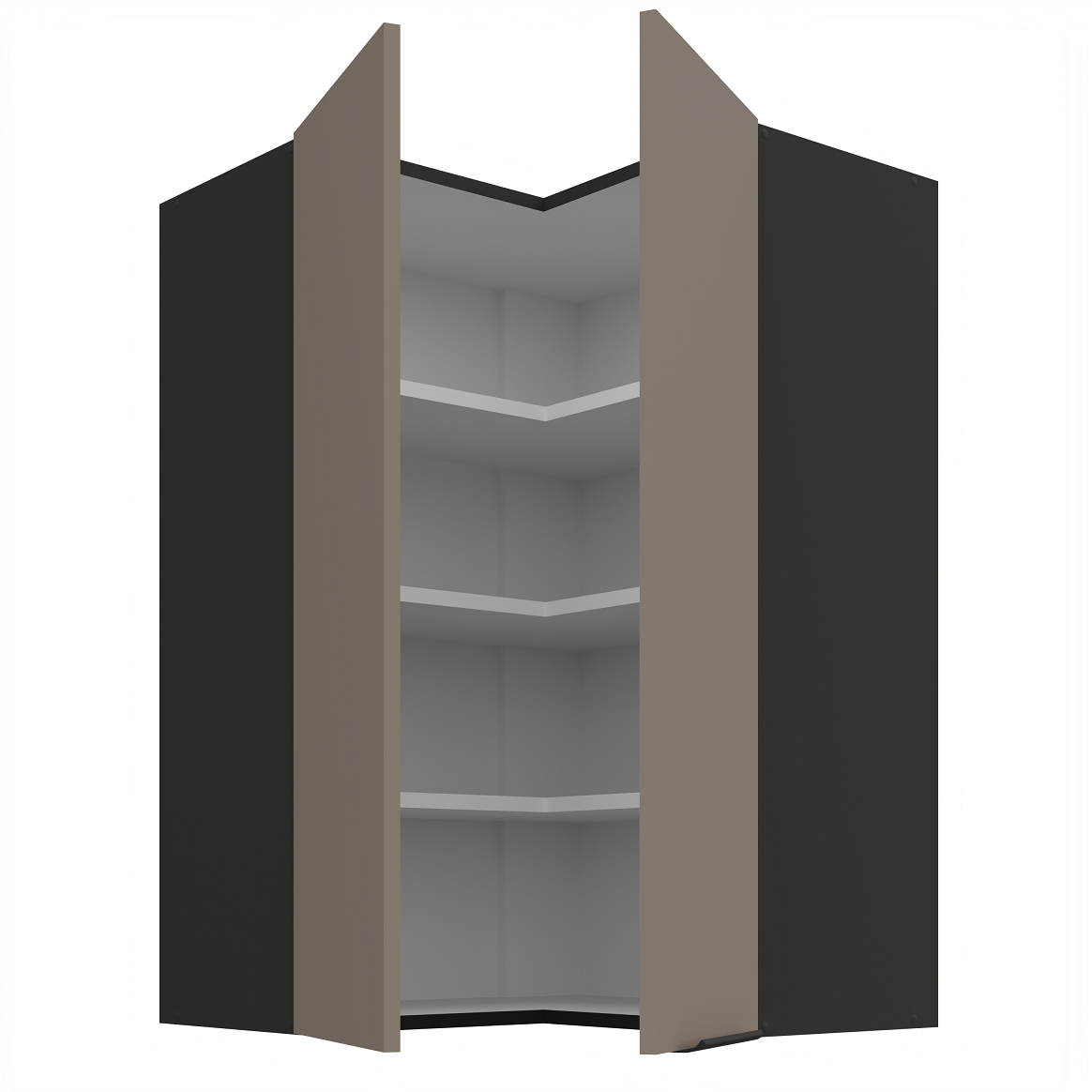 Pakabinama kampinė spintelė (60x60/90) - 90° 1