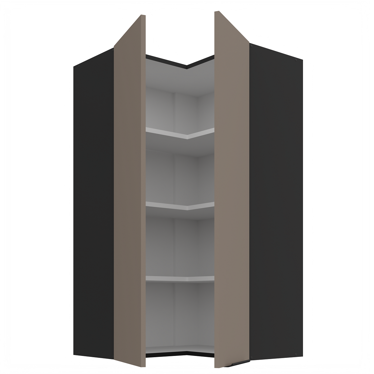 Pakabinama kampinė spintelė (60x60/108) - 90° 1