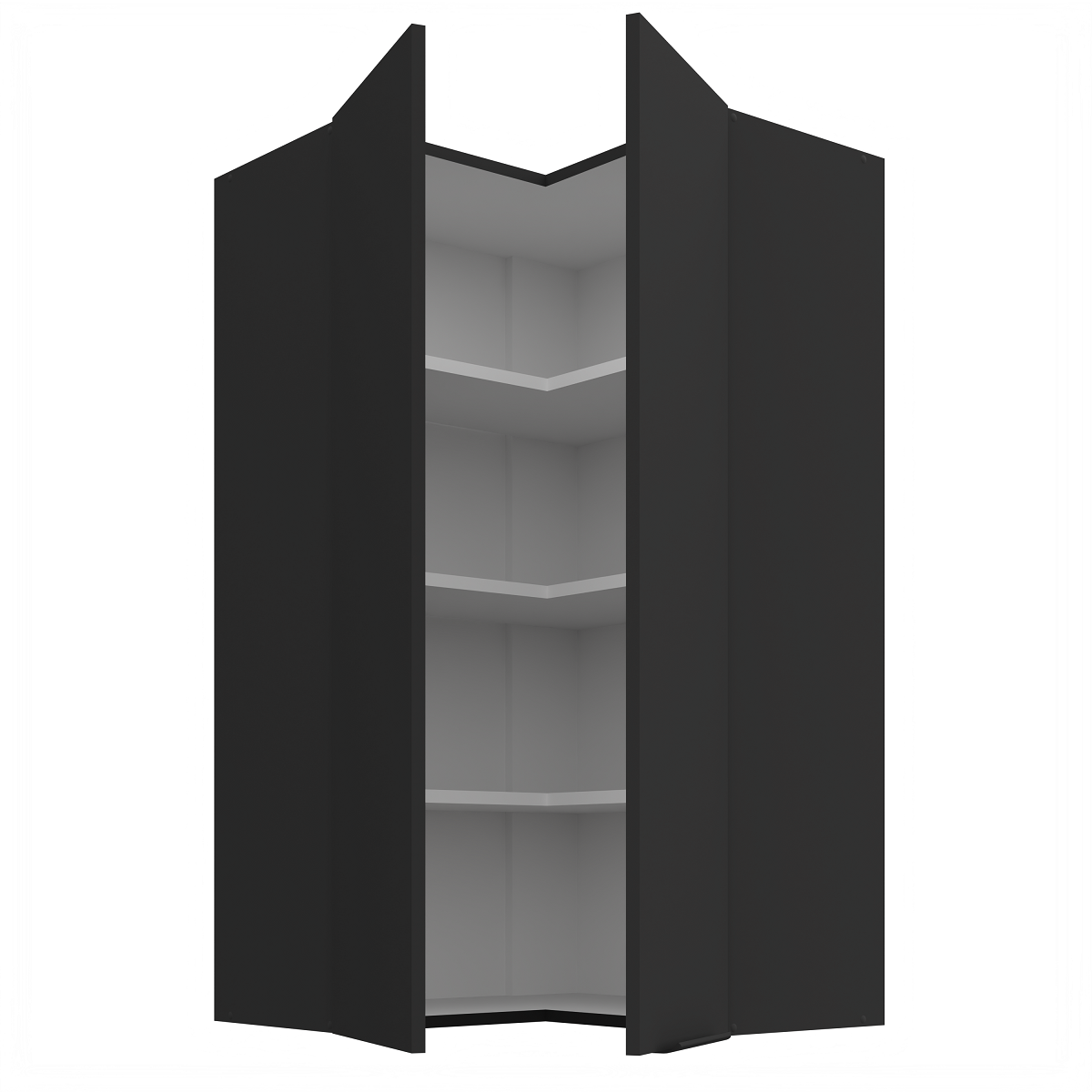 Pakabinama kampinė spintelė (60x60/108) - 90° 1