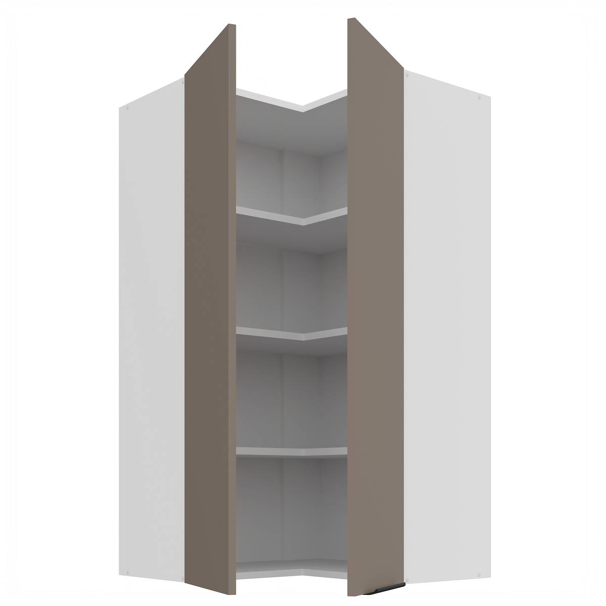 Pakabinama kampinė spintelė (60x60/108) - 90° 1