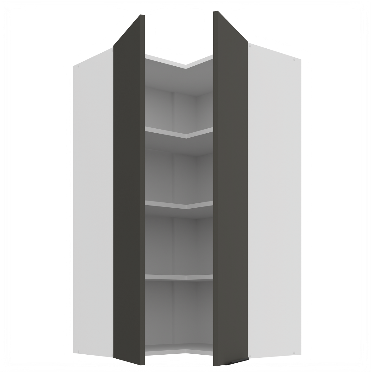 Pakabinama kampinė spintelė (60x60/108) - 90° 1