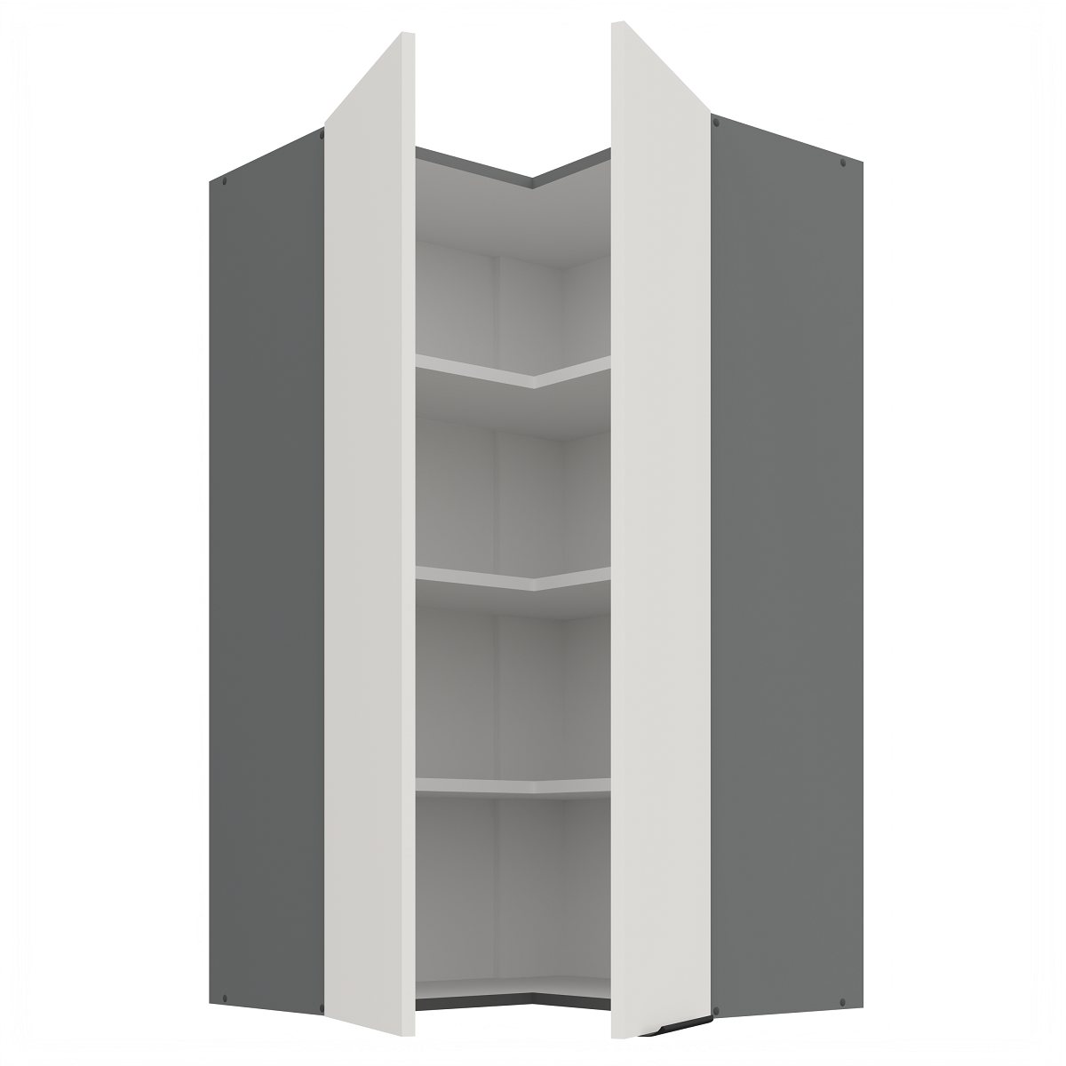 Pakabinama kampinė spintelė (60x60/108) - 90° 1