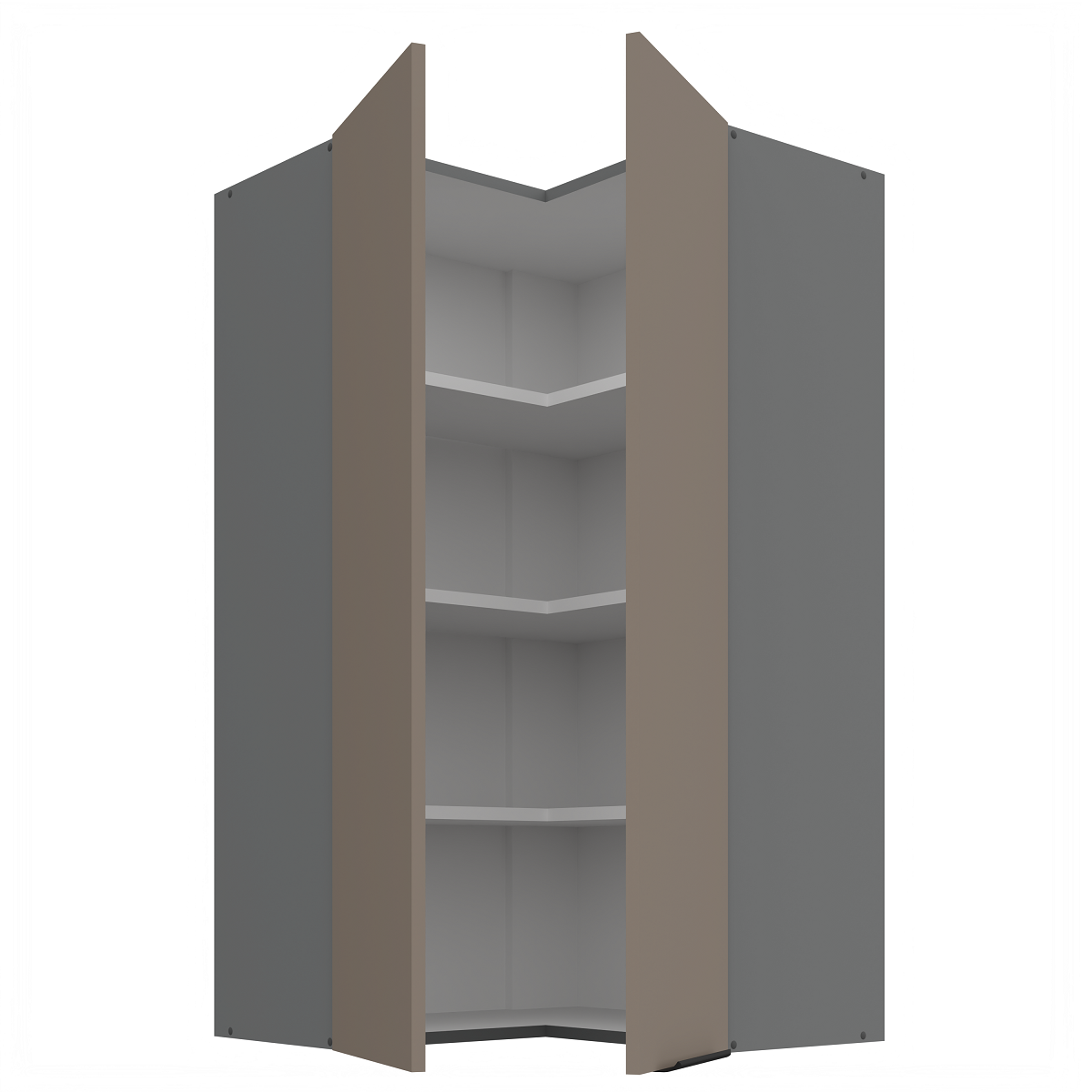 Pakabinama kampinė spintelė (60x60/108) - 90° 1