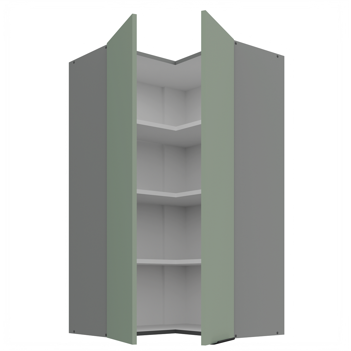 Pakabinama kampinė spintelė (60x60/108) - 90° 1