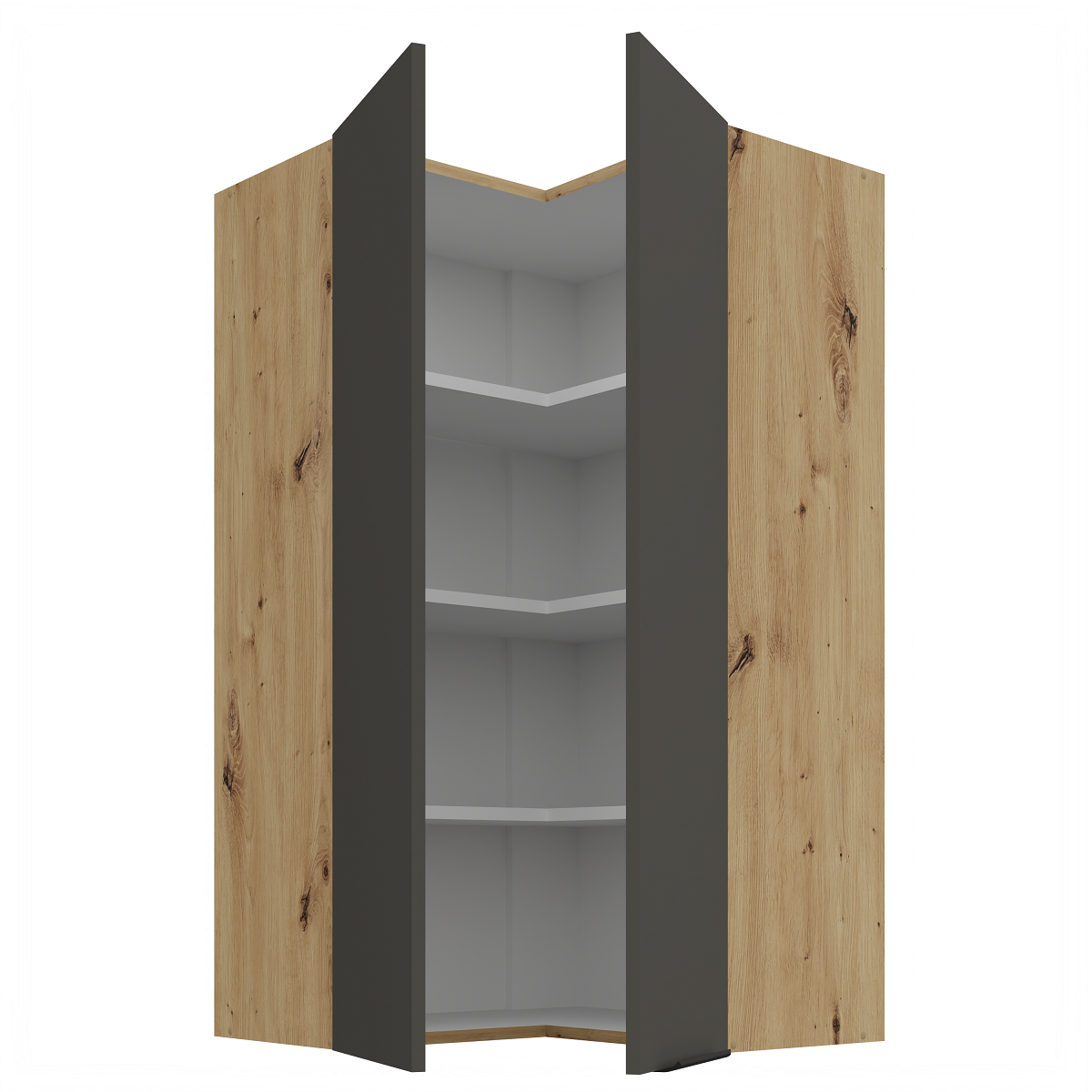 Pakabinama kampinė spintelė (60x60/108) - 90° 1