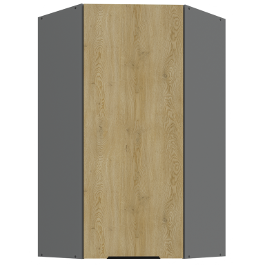 Pakabinama kampinė spintelė (60x60/108) - 45°