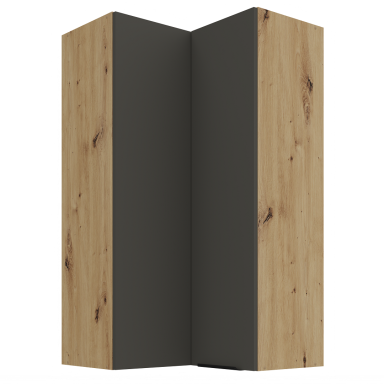 Pakabinama kampinė spintelė (60x60/108) - 90°