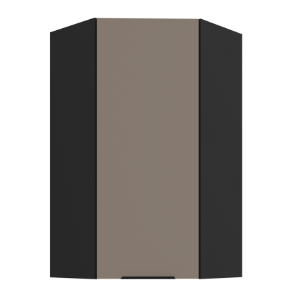 Pakabinama kampinė spintelė (60x60/108) - 45°