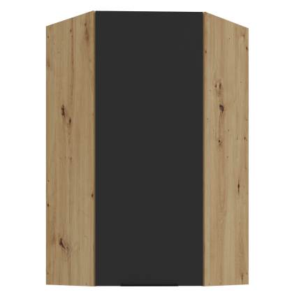 Pakabinama kampinė spintelė (60x60/108) - 45°