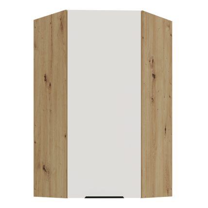 Pakabinama kampinė spintelė (60x60/108) - 45°