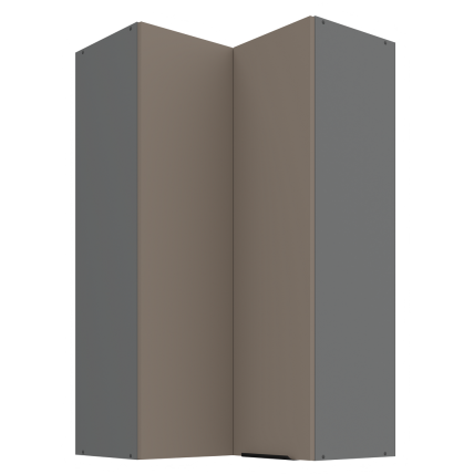 Pakabinama kampinė spintelė (60x60/108) - 90°
