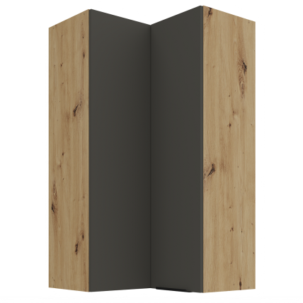 Pakabinama kampinė spintelė (60x60/108) - 90°